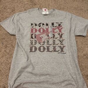 Gray Graphic T-Shirt with Guitar Design